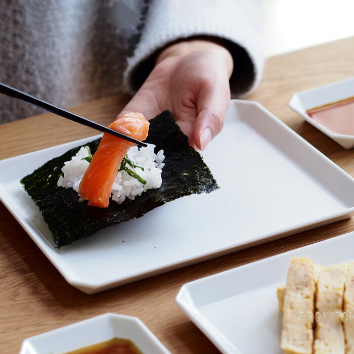 1616/aritajapan TY スクエアプレート ホワイト 200 | 食器と料理道具