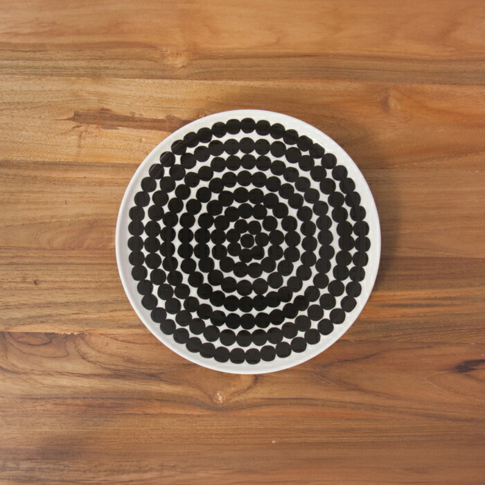 マリメッコ プレート 20cm シイルトラプータルハ ブラック / marimekko