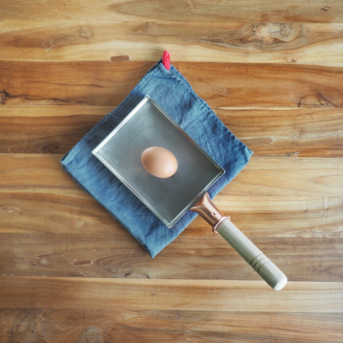 中村銅器製作所 銅玉子焼鍋 12×16cm 1.5mm板 | 食器と料理道具の専門店