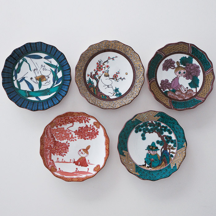 ムーミン×アマブロ 九谷五彩 -GOSAI- 5枚組ボックスセット / MOOMIN