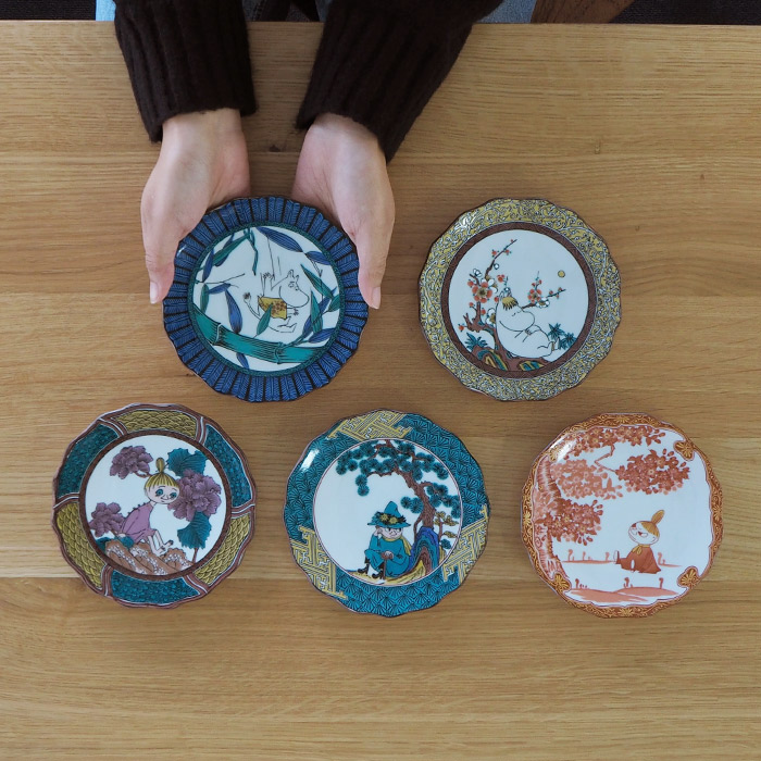 ムーミン×アマブロ 九谷五彩 -GOSAI- 5枚組ボックスセット / MOOMIN