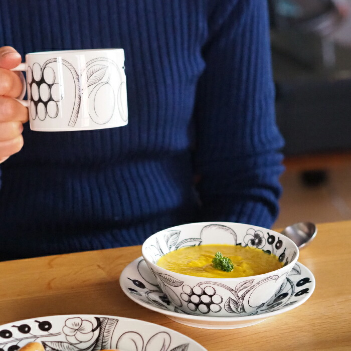 アラビア ブラック パラティッシ ボウル 13cm / ARABIA Paratiisi