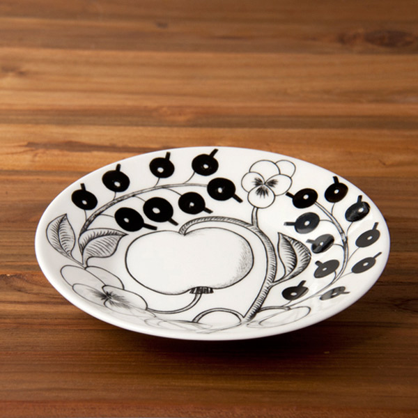 アラビア ブラック パラティッシ プレート 16.5cm / ARABIA Paratiisi