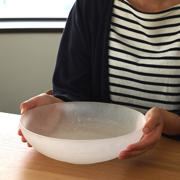廣田硝子 吹雪 大鉢 | 食器と料理道具の専門店「プロキッチン」