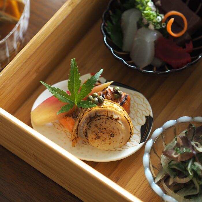 幸楽窯 錦 雪衣 金羽根 鶴形 銘々皿 | 食器と料理道具の専門店「プロ