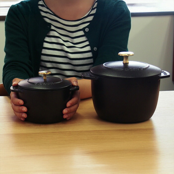 ストウブ ラ ココット デ ゴハン M 16cm ブラック / staub | 食器と