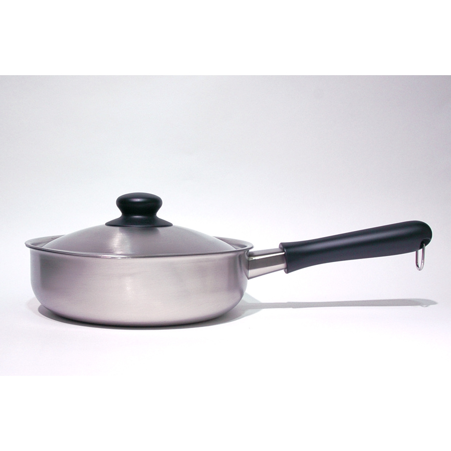 IH対応】柳宗理 ステンレス・アルミ3層鋼片手鍋 18cm つや消し / Sori