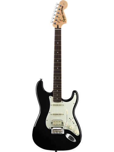 Fender Squier Standard Fat Strat Black Metallic Rosewood