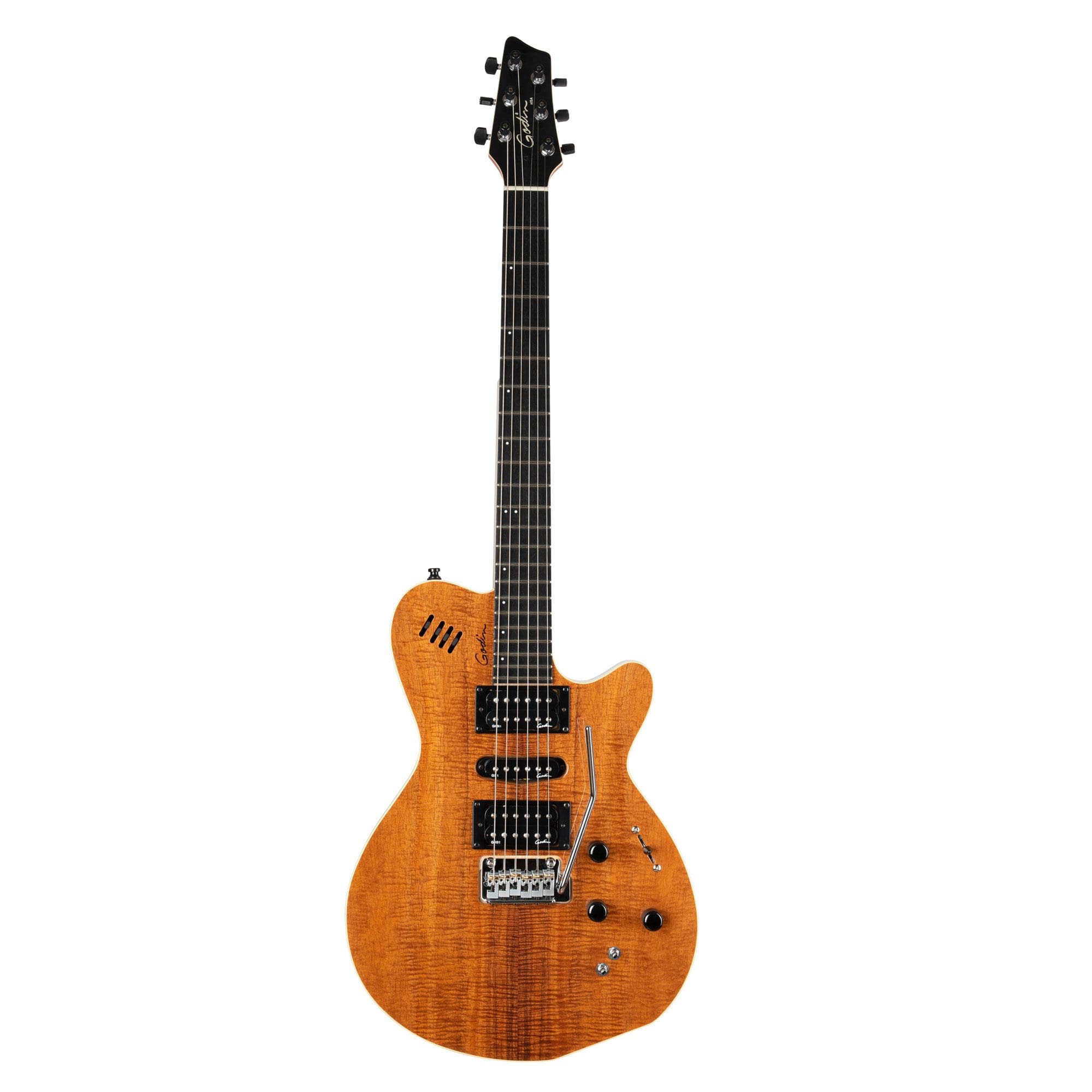 Godin (041497) xtSA Koa Extreme HG Electric Guitar – Natural