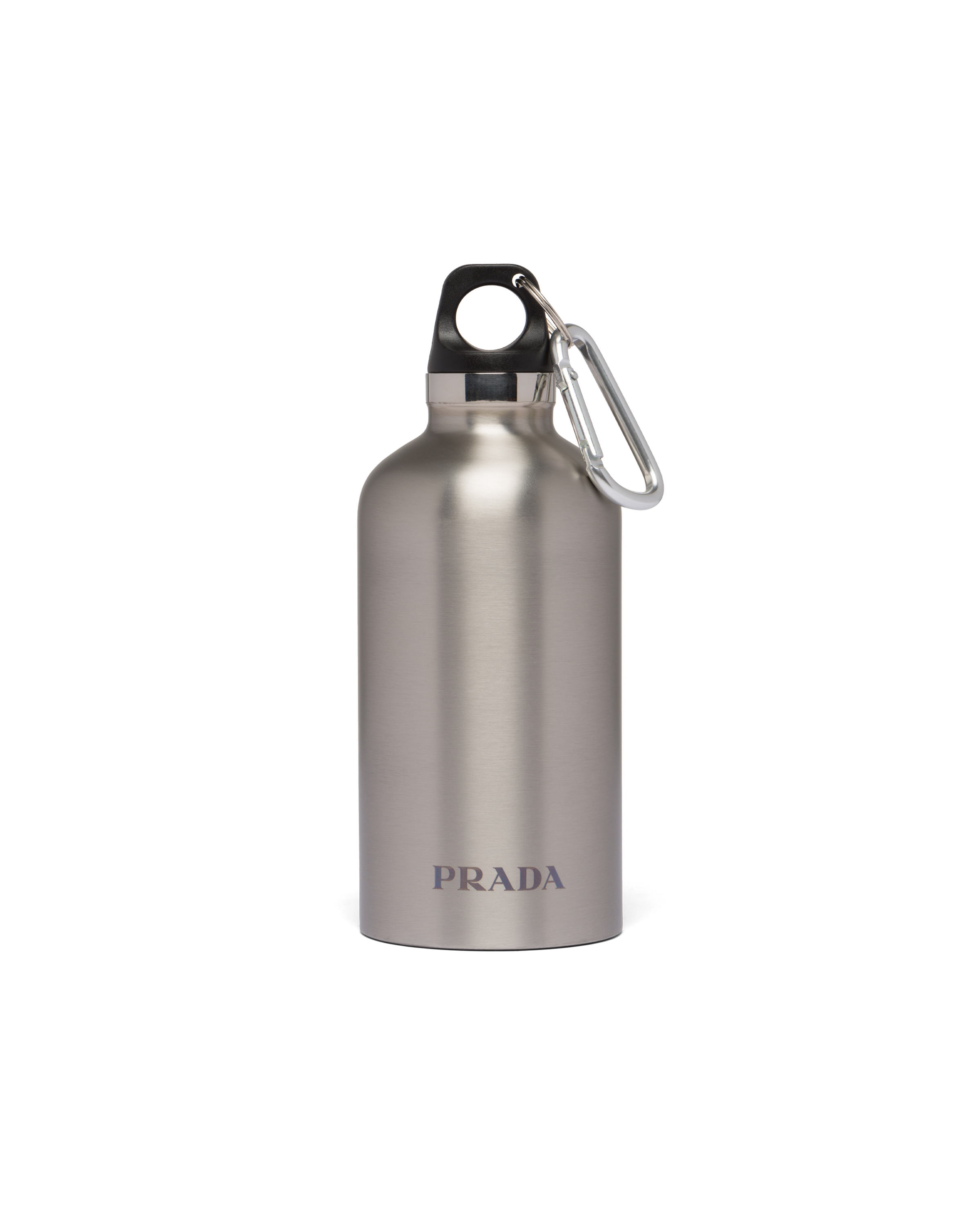 Silver Stainless Steel Insulated Water Bottle, 350 Ml | PRADA