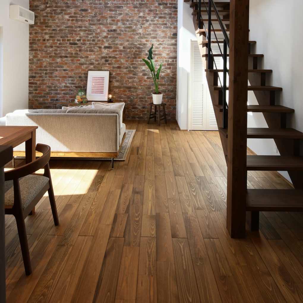 MATSU SMILE 152 フローリング TSVコート塗装（栗皮 KURIKAWA色