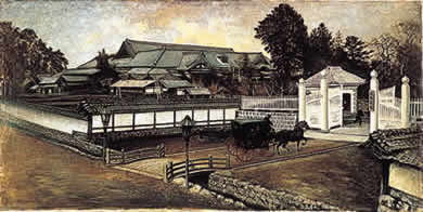 高橋由一 《宮城県庁門前図》 - 宮城県美術館