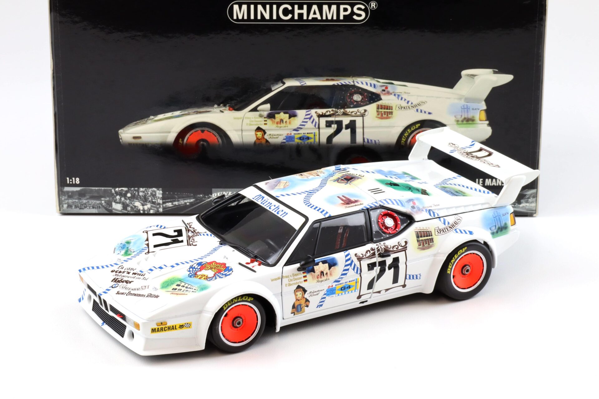 1:18 Minichamps BMW M1 Procar München v.Bayern/ Oberdorfer 24h Le