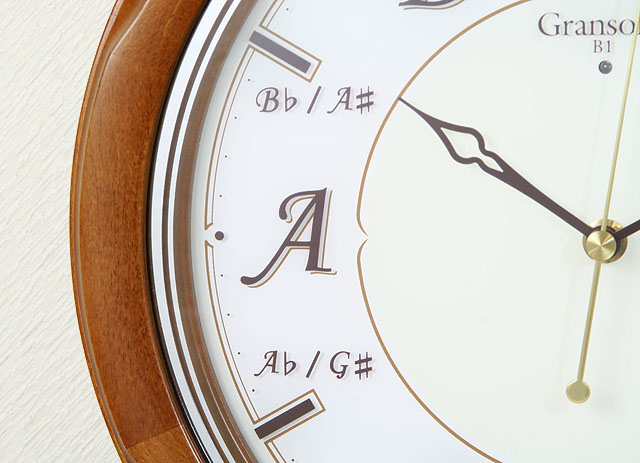 絶版品】音階時報時計 グランソルフェB1 《リビングインテリア》 音楽