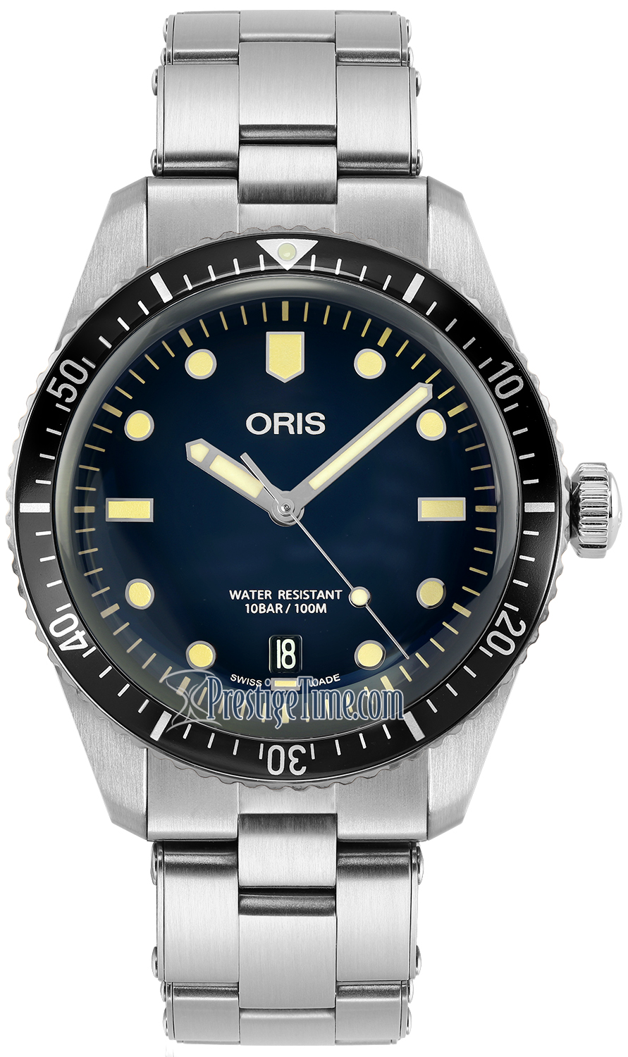 01 733 7707 4055-07 8 20 18 Oris Divers Sixty-Five 40mm Mens Watch