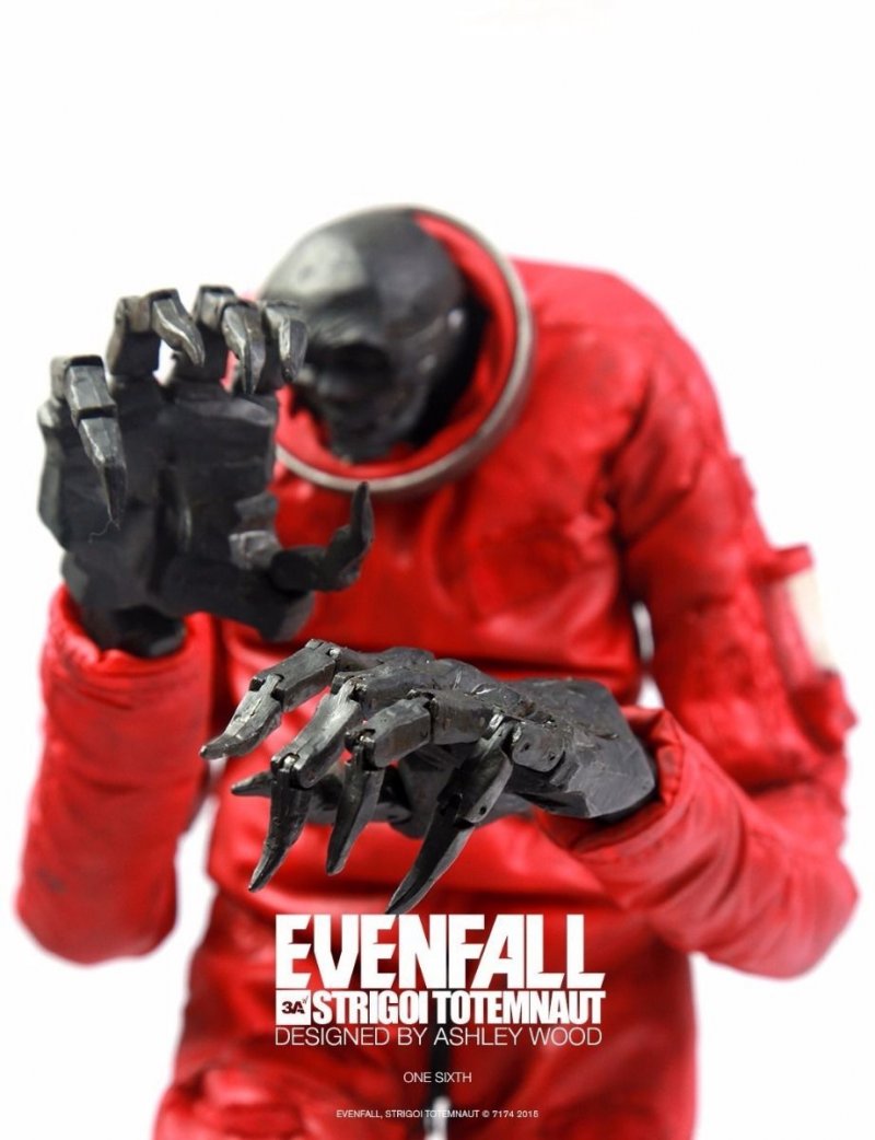 ThreeA 3A Ashley Wood EVENFALL Strigoi Totemnaut Security Red 1/6