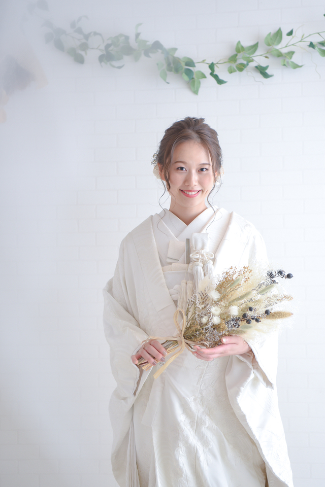 和装ウェディングフォト(色打掛&白無垢・紋付袴) スタジオプラン