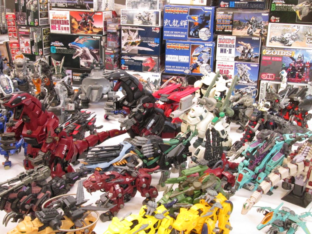 岡山県より、たくさんの未組み立て・素組みゾイドをお売り頂きました