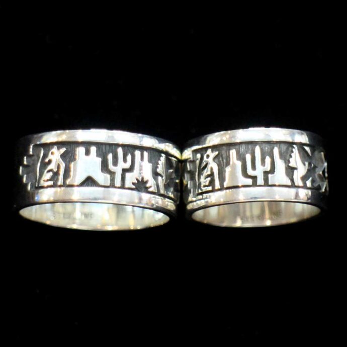 ホピ族 アルビン・テイラー氏新作インディアンジュエリー