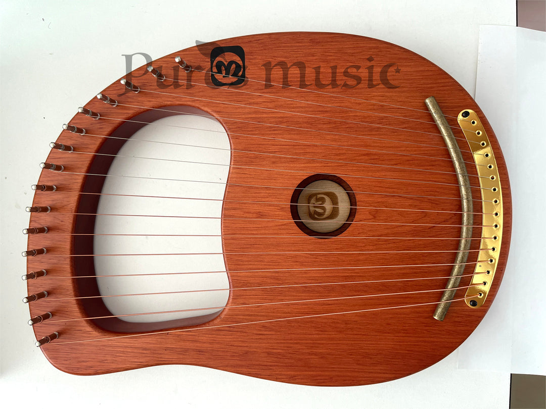 Walter 16-String Lyre Hollow High Quality Mahogany Solid Wood Lyre