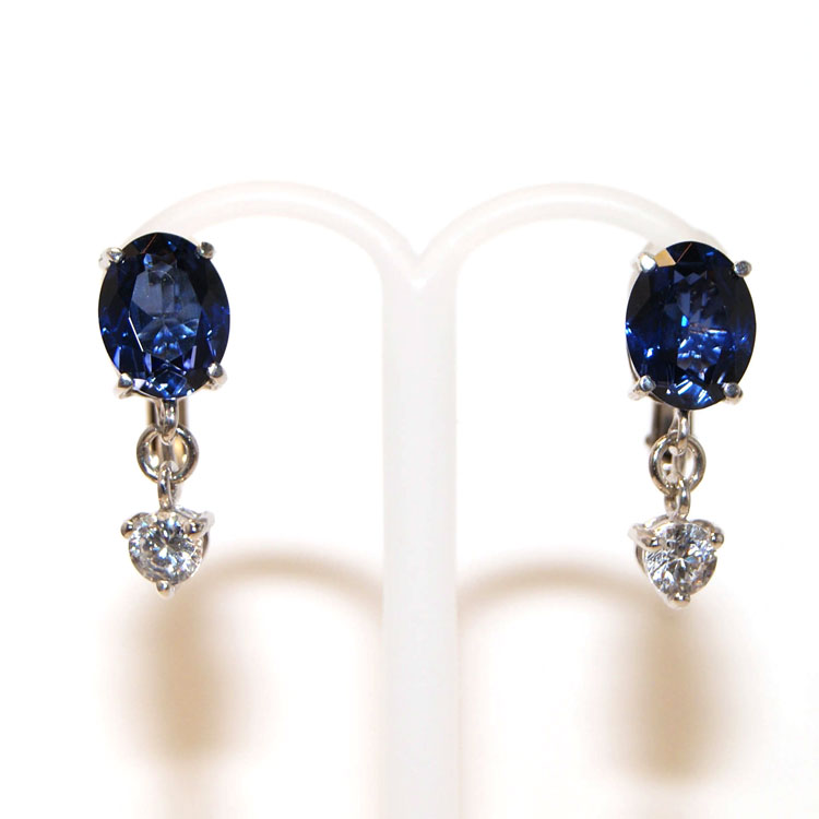 イヤリング 痛くない レディース 女性 サファイア 9月誕生石 商品詳細