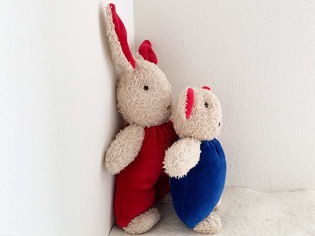 木のおもちゃ カルテット / ジルケ ミニうさぎ|ケーセン社(ドイツ)