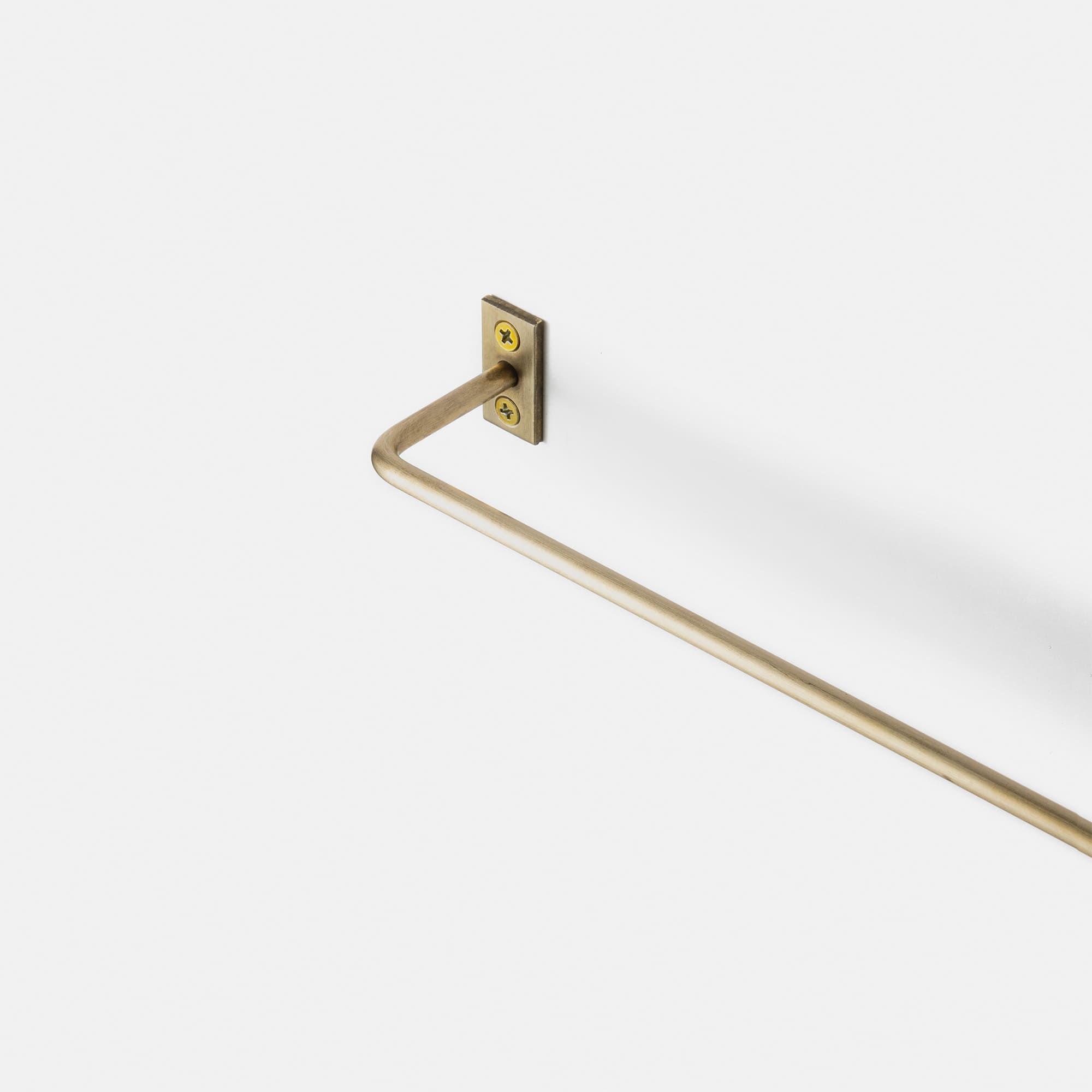 ハンガーバー φ6 真鍮 W400 | KB-AC008-14-G141 | タオル掛け・バー