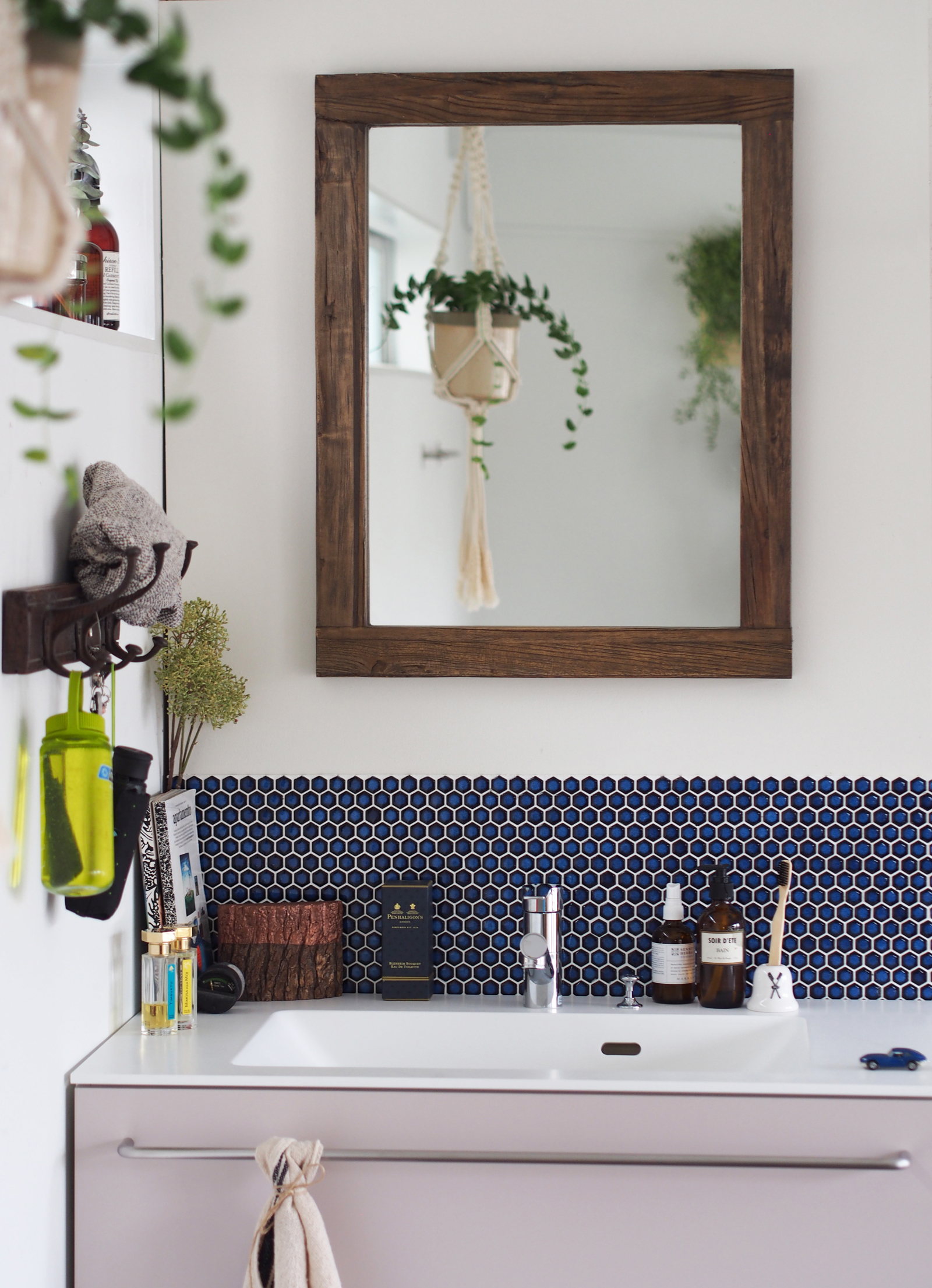 古材の洗面ミラー W550×H700 | KB-AC006-01-G142 | ミラー | 洗面