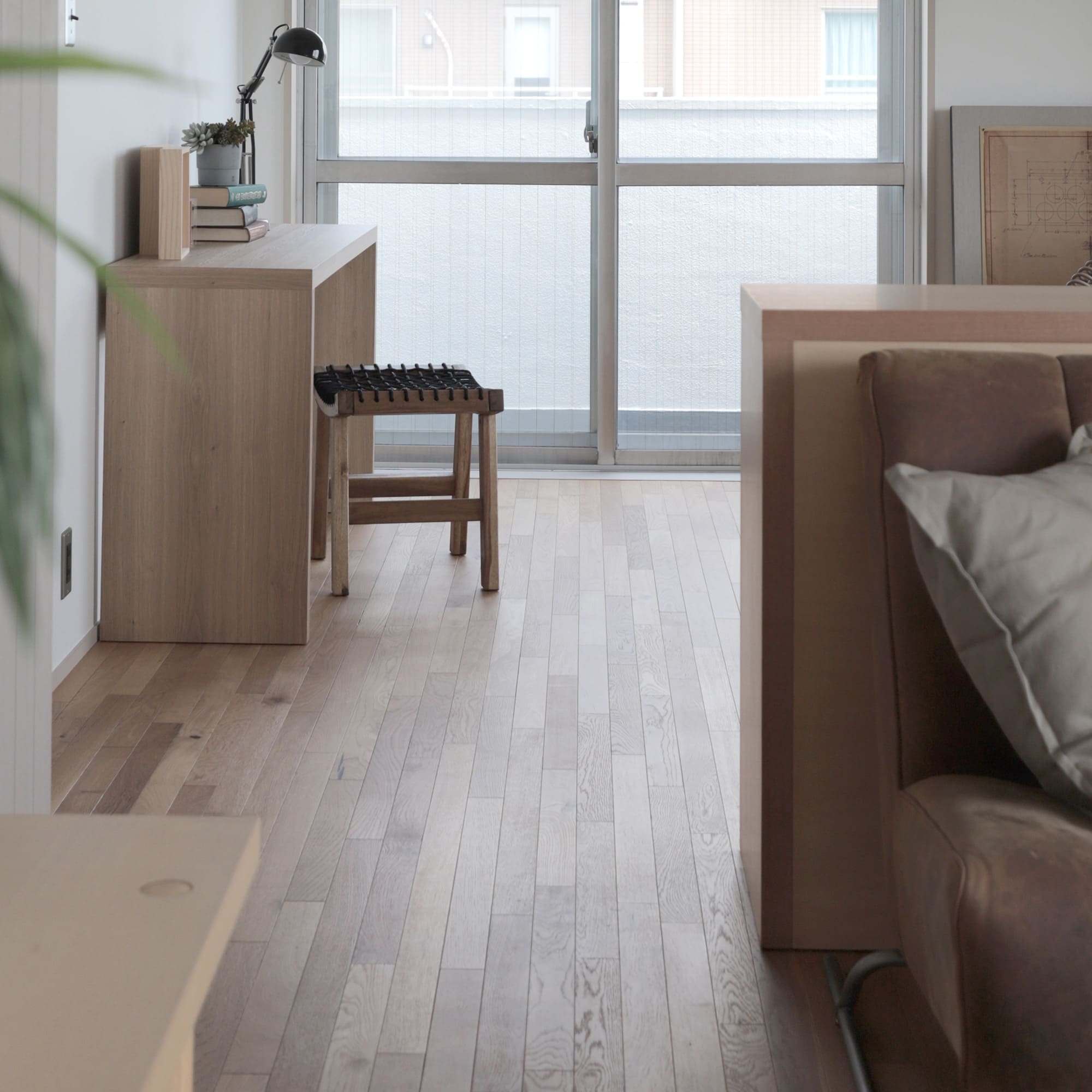 スティックフローリング オーク55/クリア塗装 | FL-FL020-06-G173 | 挽