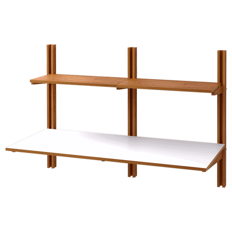 木製シェルビング 棚セット W600 | PS-BK009-51-G289 | 棚・ラック