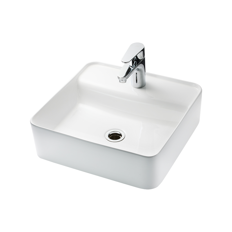 置き型洗面器 水栓デッキ 角430 | KB-PR017-01-G173 | 洗面ボウル