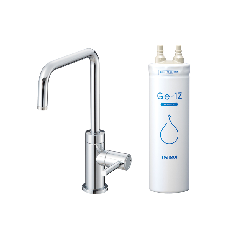 浄水器付き専用単水栓 ベントネック クローム | KB-PT002-13W-G270