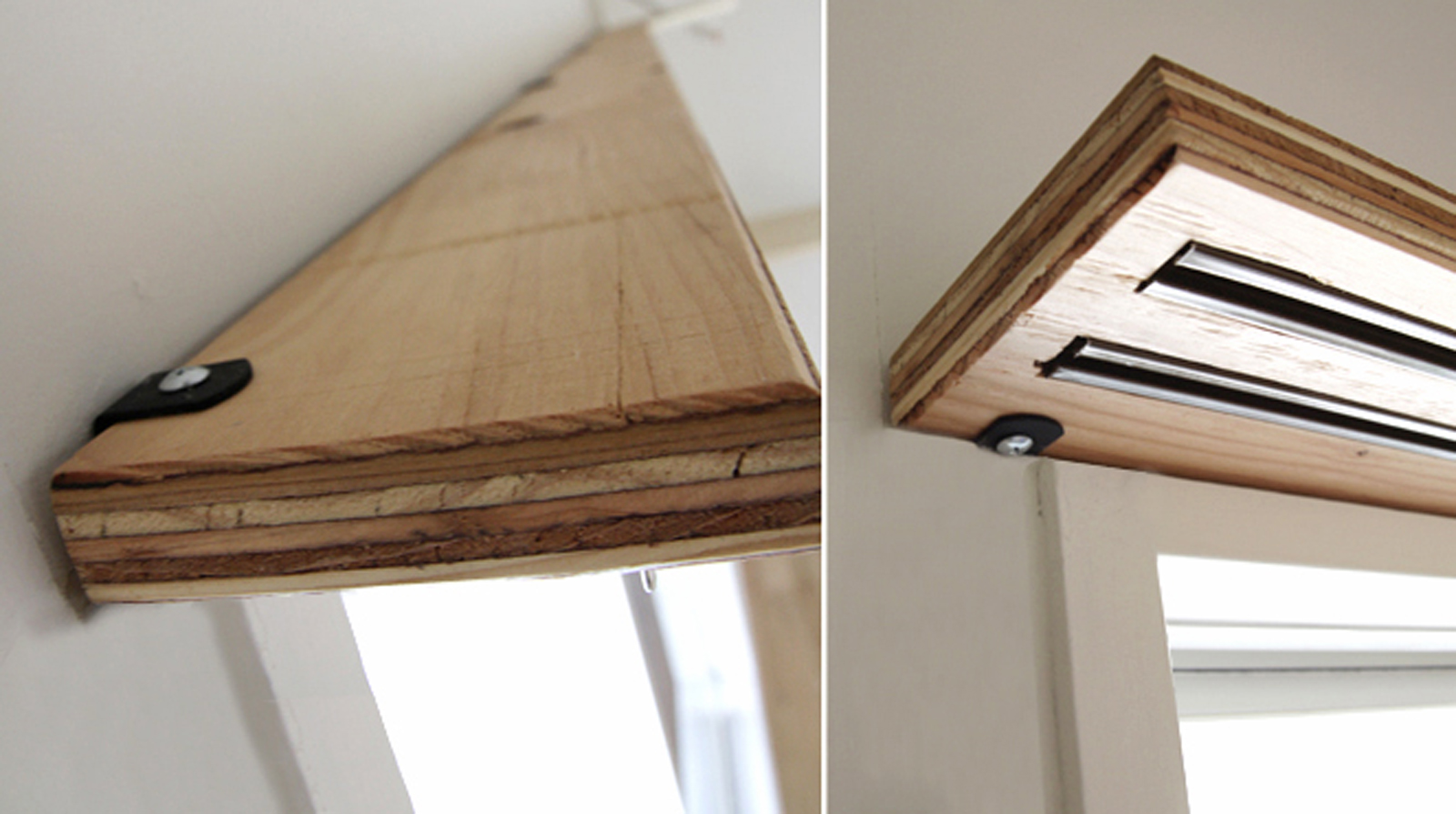 木製カーテンレール チーク シングル | DW-CB002-02-G015 | カーテン