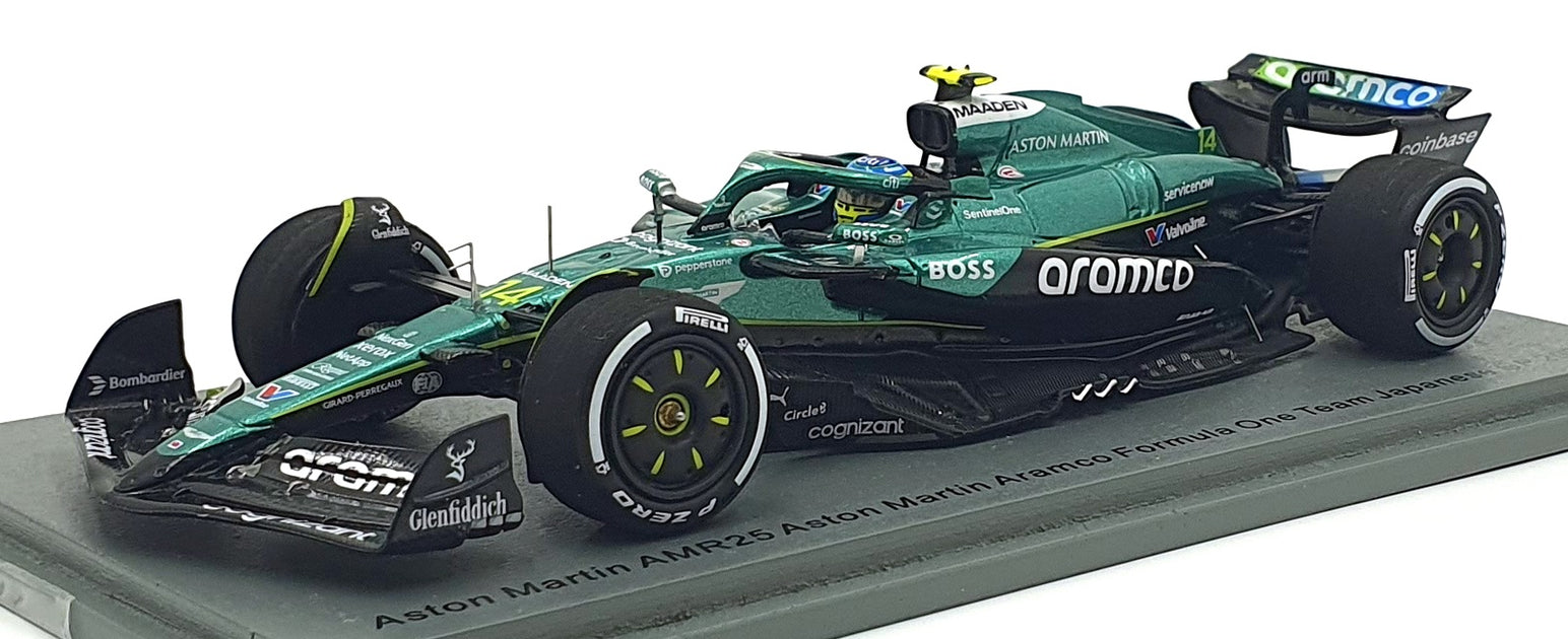 Spark 1/43 Scale S9589 - F1 Aston Martin AMR25 #14 Japanese GP