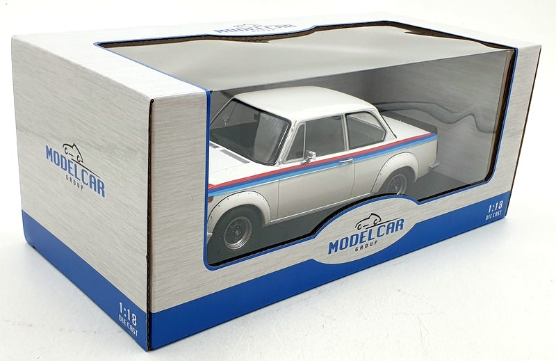 Model Car Group 1/18 Scale MCG18408-R - BMW 2002 Turbo - White
