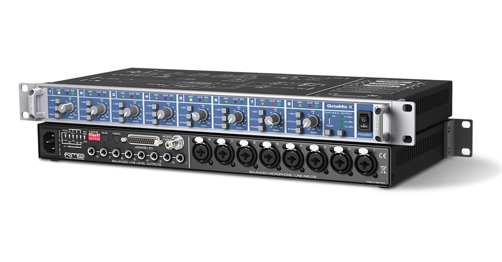 8-Channel Full Range Preamp | AD Converter | Audio Interface - rme