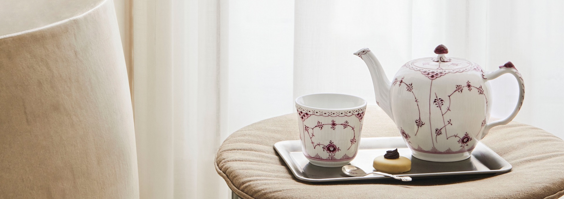 パープルフルーテッド ハーフレース|ロイヤル コペンハーゲン 公式