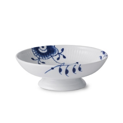 ブルーフルーテッド メガ ケーキディッシュ 足つき|ロイヤル