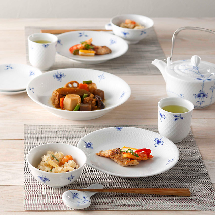 ブルーパルメッテ ブロッサム ライスボウル ペア 11cm|ロイヤル