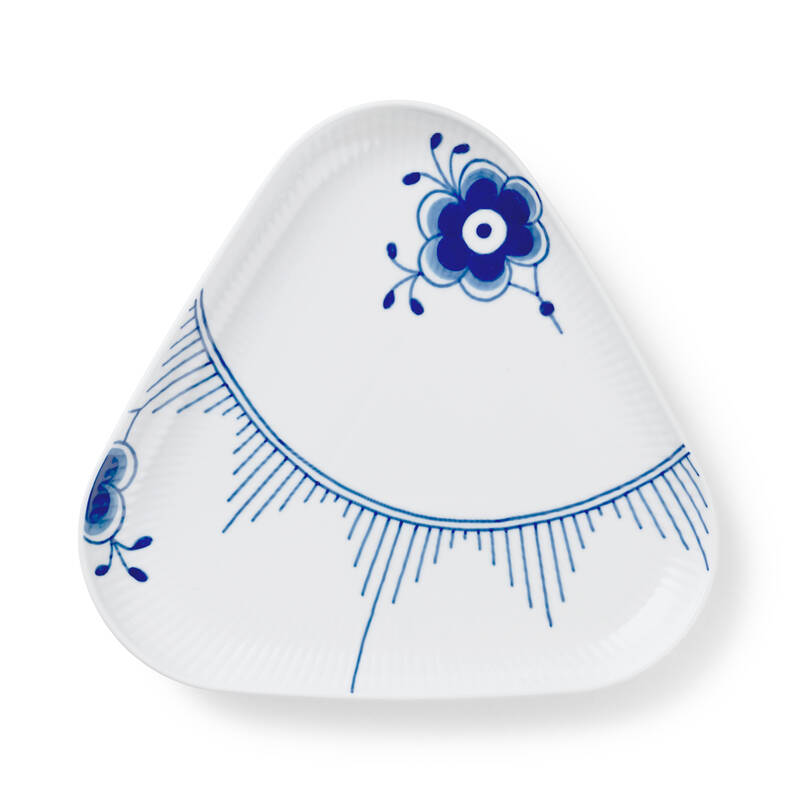 ブルーフルーテッド メガ ディーププレート 27cm|ロイヤル