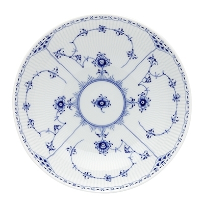 ブルーフルーテッド ハーフレース ボウル 21.5cm|ロイヤル