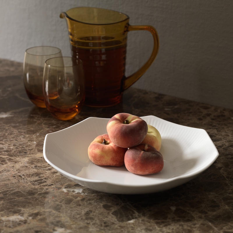 ホワイトフルーテッド アーチボウル 25cm|ロイヤル コペンハーゲン