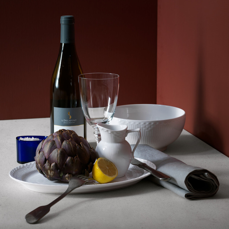 ホワイトフルーテッド ハーフレース ボウル 18cm|ロイヤル