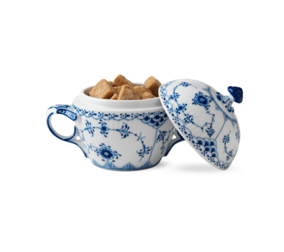 ブルーフルーテッド ハーフレース シュガーボウル|ロイヤル