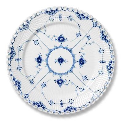 ブルーフルーテッド フルレース プレート 27cm|ロイヤル