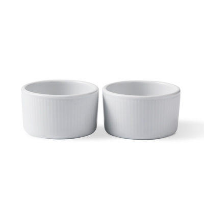 ブルーフルーテッド メガ オーブンウェア スフレ ペア|ロイヤル