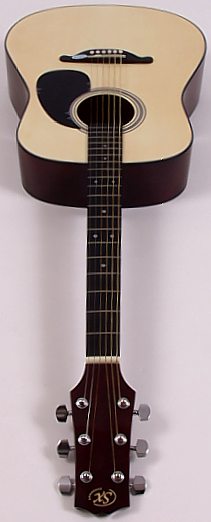 SX DG1K Acoustic Guitar Package Nat at HomeOld