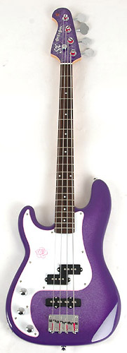 Gypsy Rose Bass Guitar Package GRB1K / CPP Purple Left Handed +
