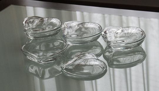 ティファニークリスタルハートボックスへ名入れ｜エルサ・ペレッティ