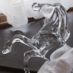 バカラの置物（いななく馬）へ名入れ刻印｜就任・退任 創業・周年記念